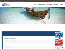 Tablet Screenshot of fulltravel.com.ar